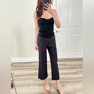 Purple Culottes Pants Ankle Length Bottom